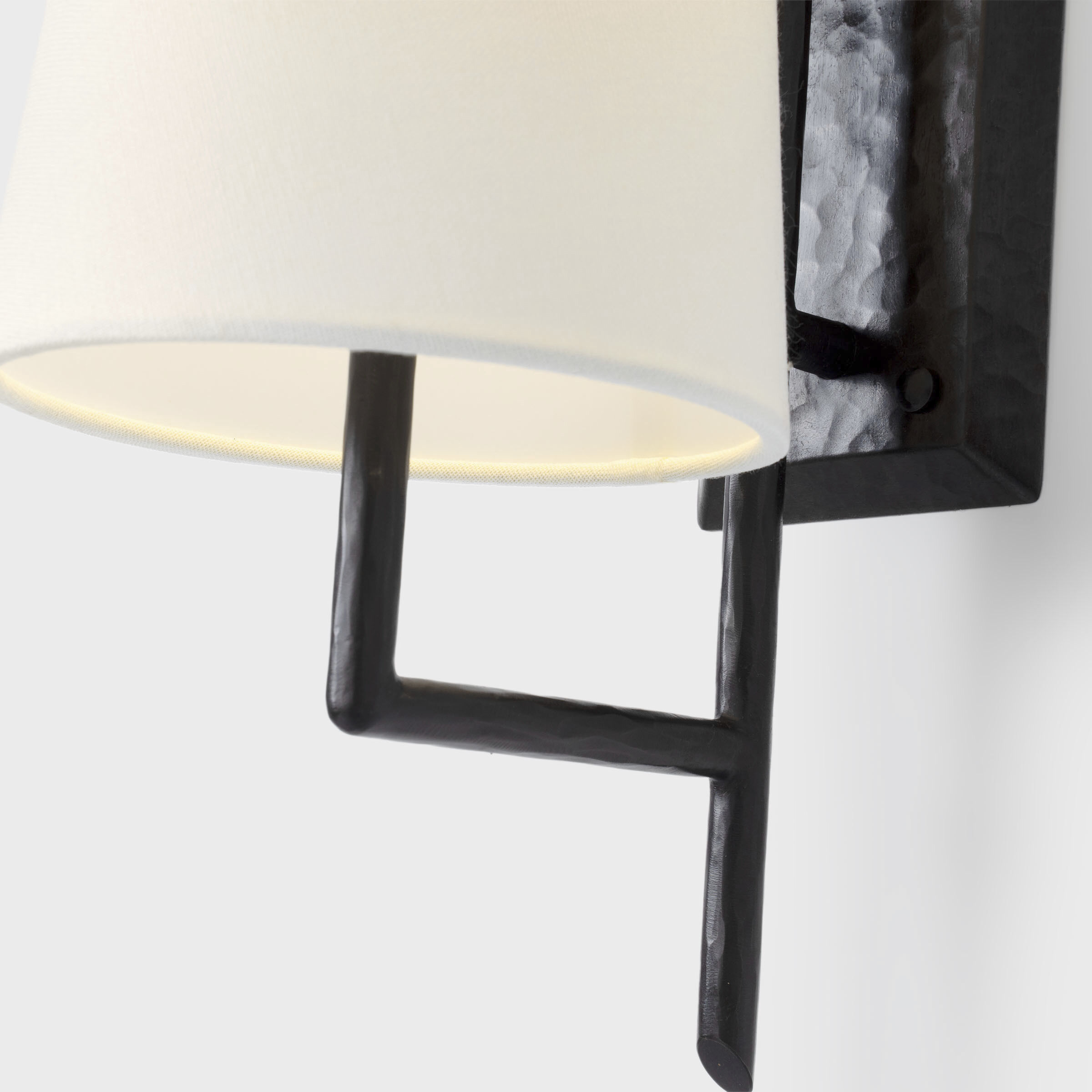 Chapman & Myers Ashton LED 6 inch Aged Iron Single Sculpted Sconce Wall Light, Large