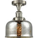 Franklin Restoration Large Bell 1 Light 8.00 inch Semi-Flush Mount