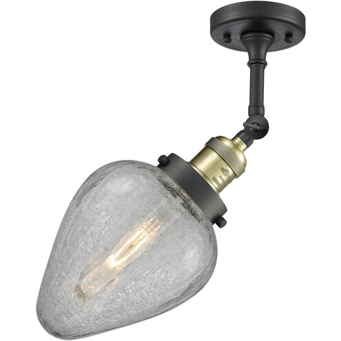 Franklin Restoration Geneseo 1 Light 7 inch Black Antique Brass Sconce Wall Light, Franklin Restoration