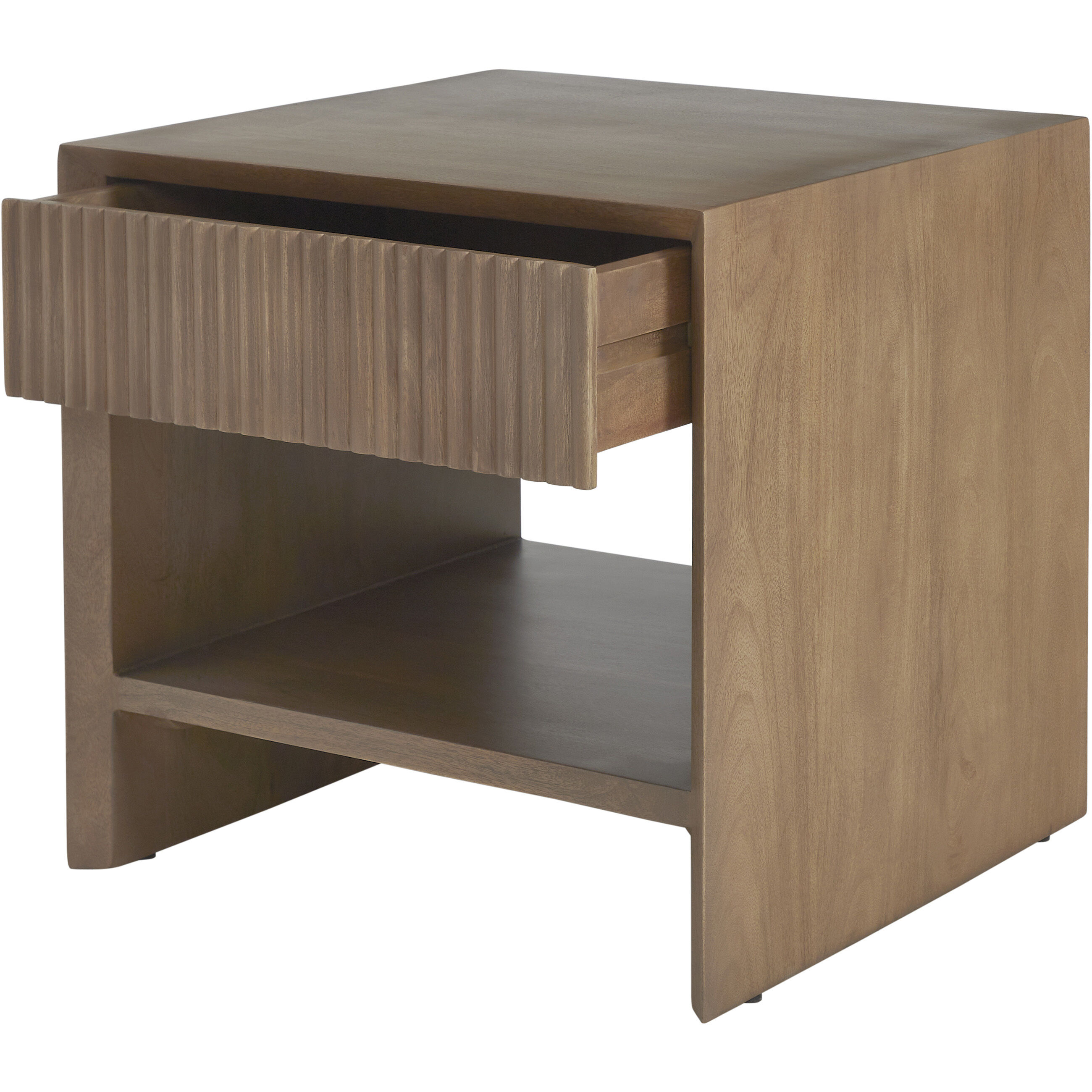 Jaime 22 X 22 inch Light Brown Side Table