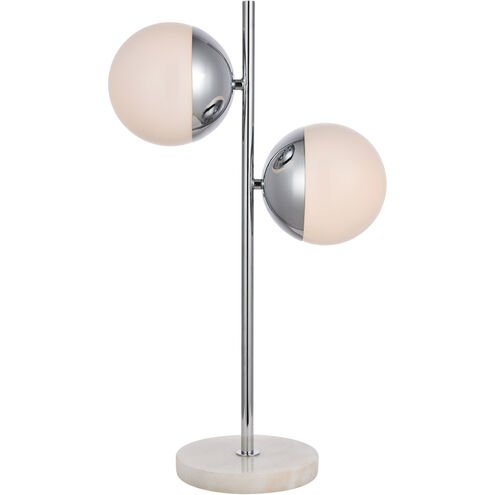 Oyster Bay 23 inch 40 watt Chrome Table Lamp Portable Light