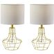 Stella 18.75 inch 60.00 watt Antique brass Table Lamps Portable Light, Simplee Adesso, 2 Pack