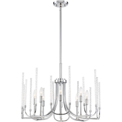 Laretto 8 Light 26 inch Chrome Chandelier Ceiling Light