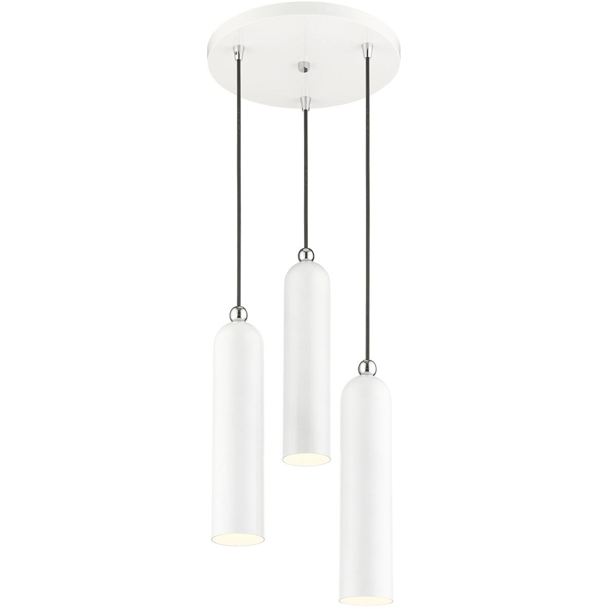 Ardmore 3 Light 13 inch Shiny White Pendant Ceiling Light