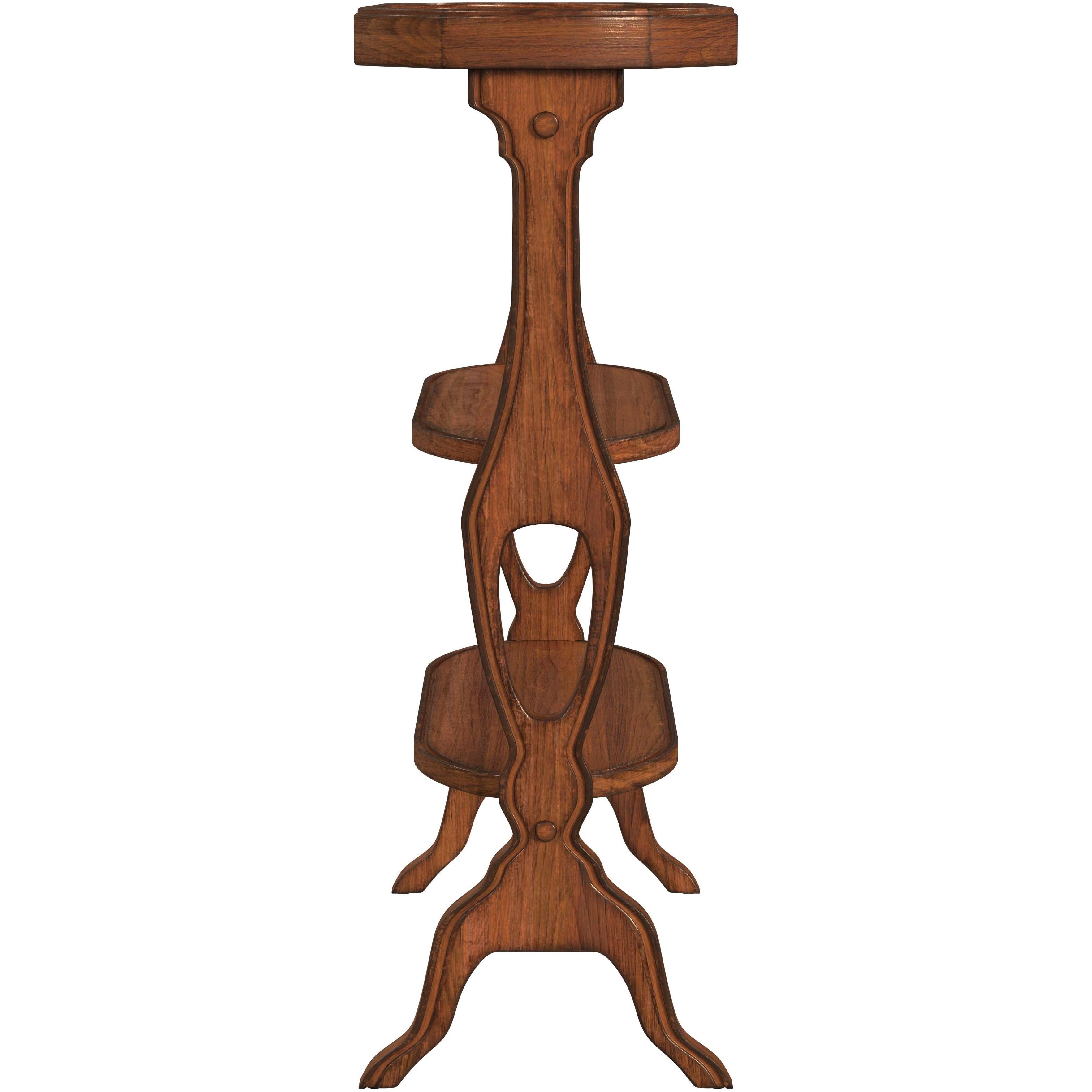 Hadley Side Table in Medium Brown