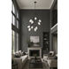Blossom LED 19.25 inch Black Multi-Light Pendant Ceiling Light