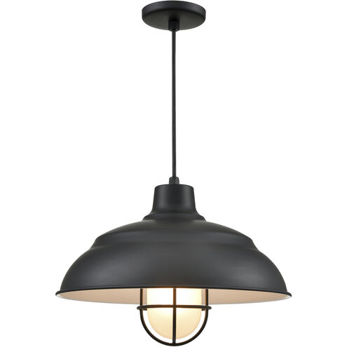 R-Series Satin Black 17 inch Warehouse Shade