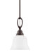 Wheaton 1 Light 7 inch Heirloom Bronze Pendant Ceiling Light
