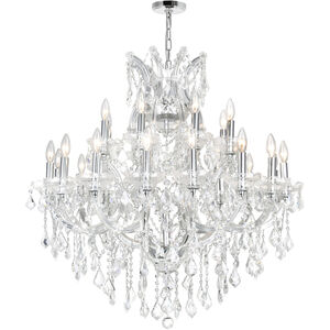 Maria Theresa 25 Light 36 inch Chrome Up Chandelier Ceiling Light