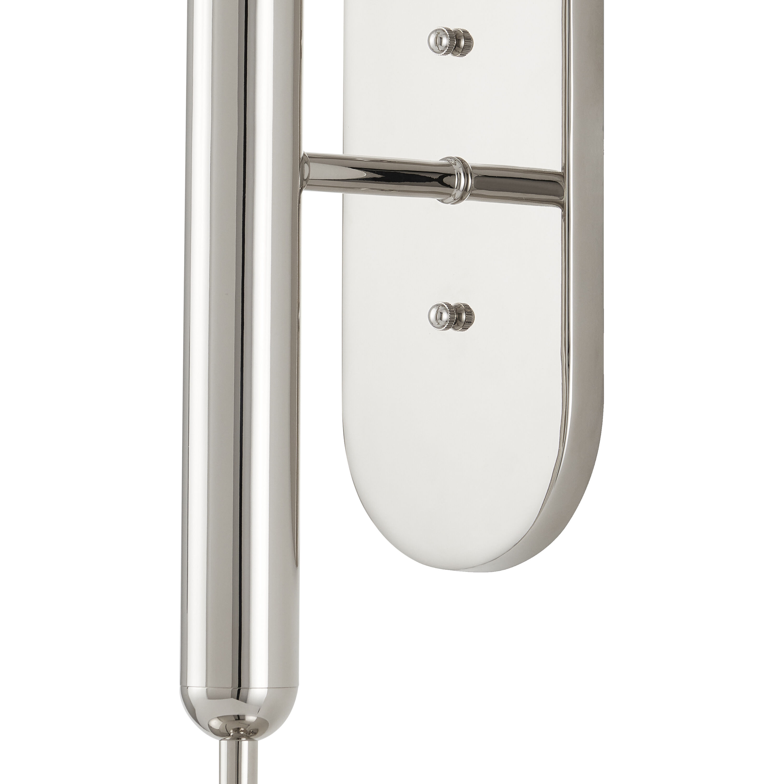Barbican 2 Light 6.5 inch Polished Nickel and White Bath Sconce Wall Light