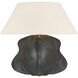 Kelly Wearstler Delmar 22.25 inch 15 watt Stained Black Metallic Table Lamp Portable Light