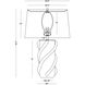 Christina 24.5 inch 150.00 watt Brown Table Lamp Portable Light