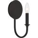 Stone Canyon Sconce Wall Light in Black