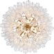 Addis 16 Light 32 inch Aged Brass Chandelier Ceiling Light in Tronchi Glass Clear