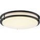 Abide LED LED 14 inch Matte Black Flush Mount Ceiling Light, Medium, Progress LED