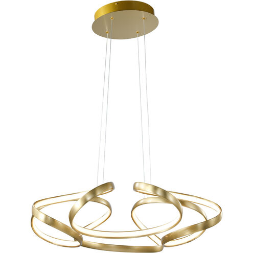 Canada LED 28 inch Gold Chandelier Ceiling Light