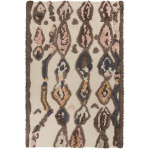 Midelt 132 X 96 inch Khaki, Camel, Peach Rug