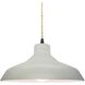 Radiance LED 13.5 inch Matte White and Matte Black Pendant Ceiling Light