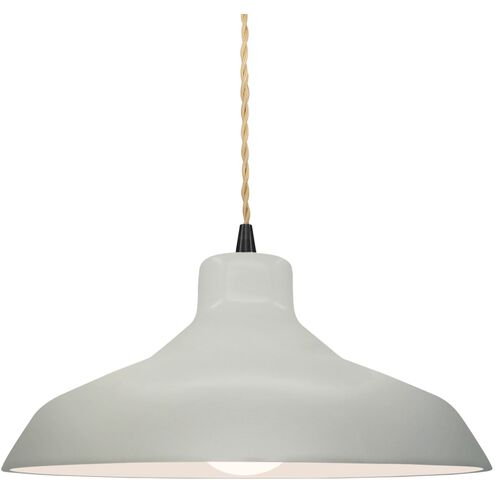 Radiance LED 13.5 inch Matte White and Matte Black Pendant Ceiling Light