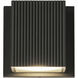 Mavis LED 4 inch Black Exterior Wall Sconce