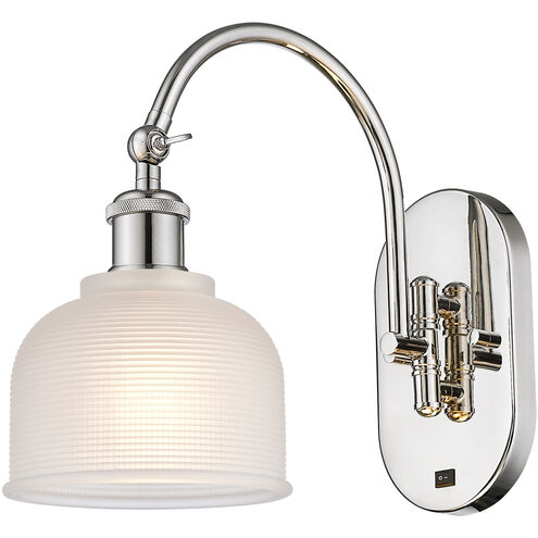 Ballston Dayton LED 6 inch Polished Nickel Sconce Wall Light
