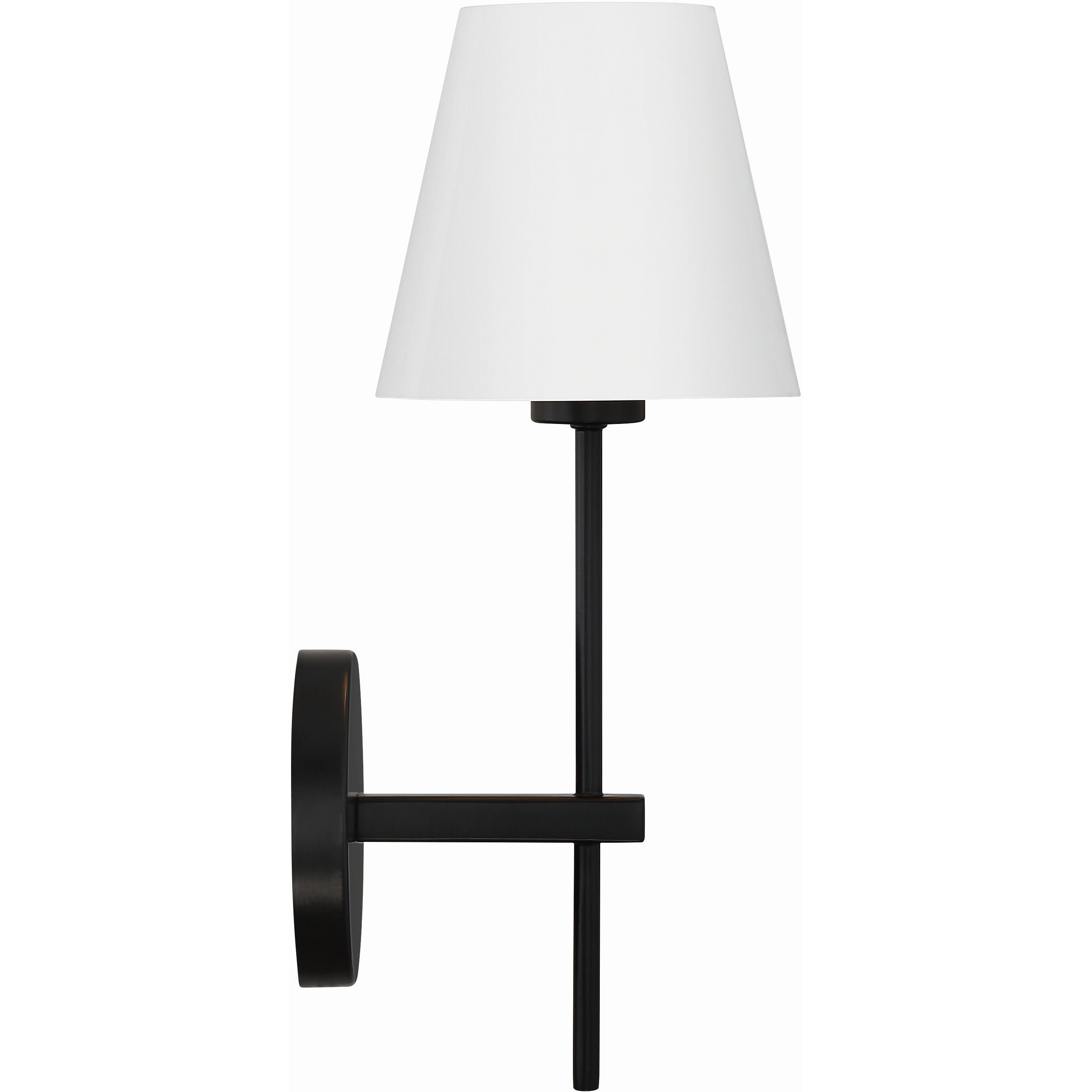 Xavier Bath Sconce Wall Light in Matte Black