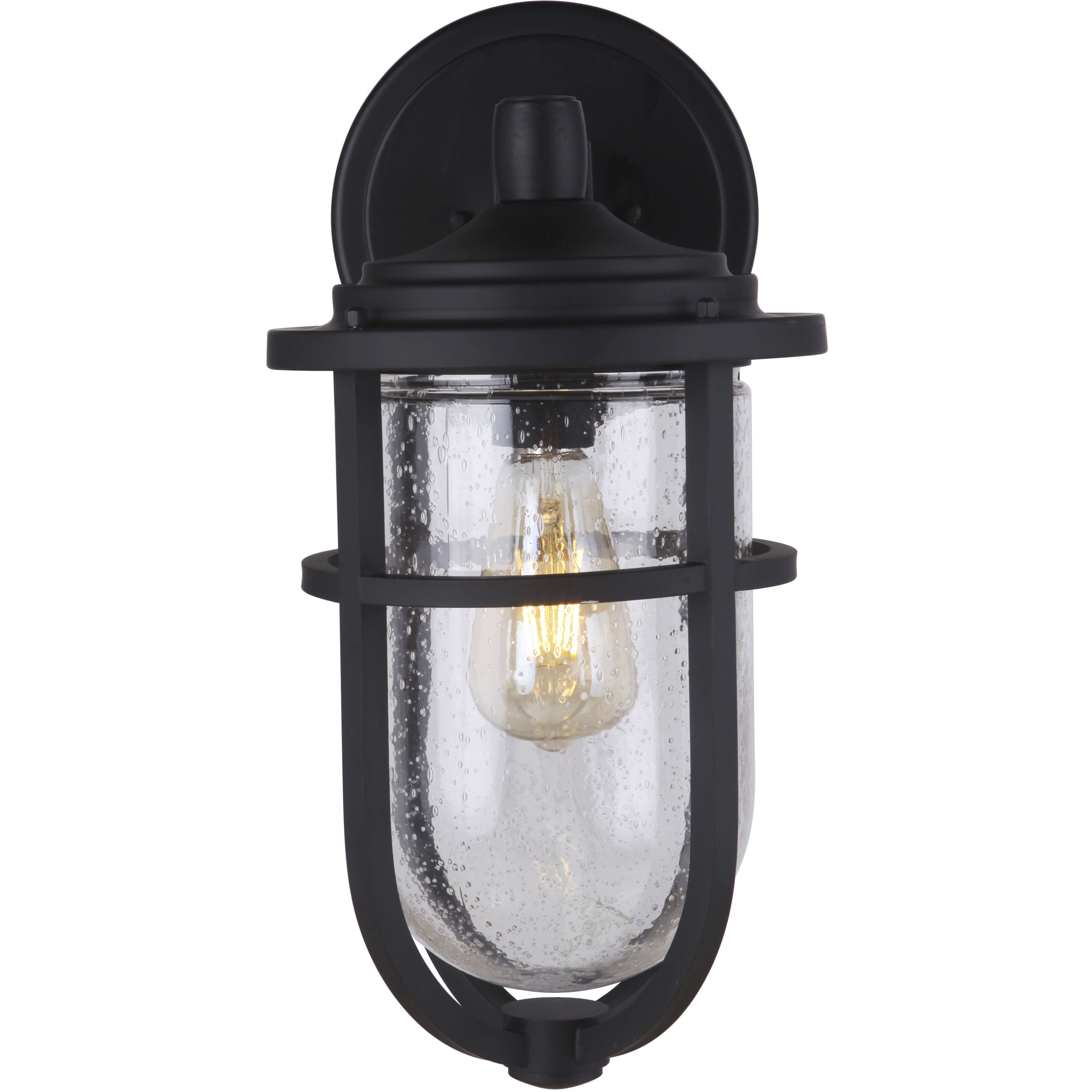 Voyage 1 Light 16 inch Midnight Outdoor Wall Lantern