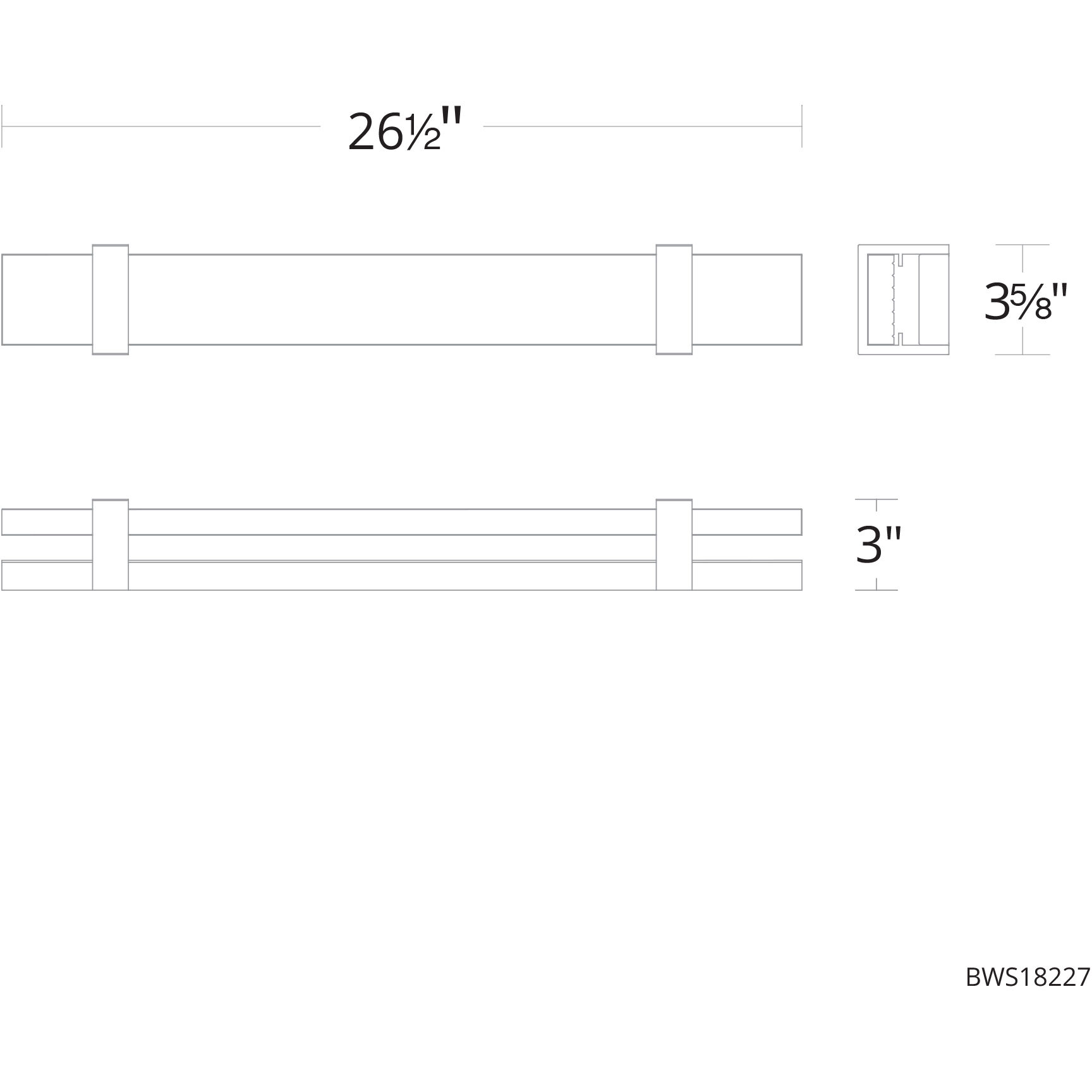Verandah LED 27 inch Black Bath Vanity & Wall Light, Beyond