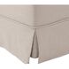 Universal Linen Slub Natural Bench with Slipcover