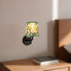 Alora Mood Scout 1 Light 6 inch Matte Black and Green Linen Wall/Vanity Light Wall Light