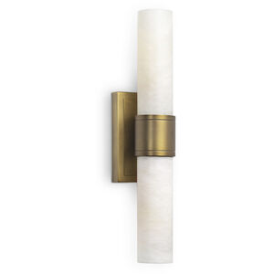 Emmett 2 Light 4.25 inch Natural Brass Wall Sconce Wall Light