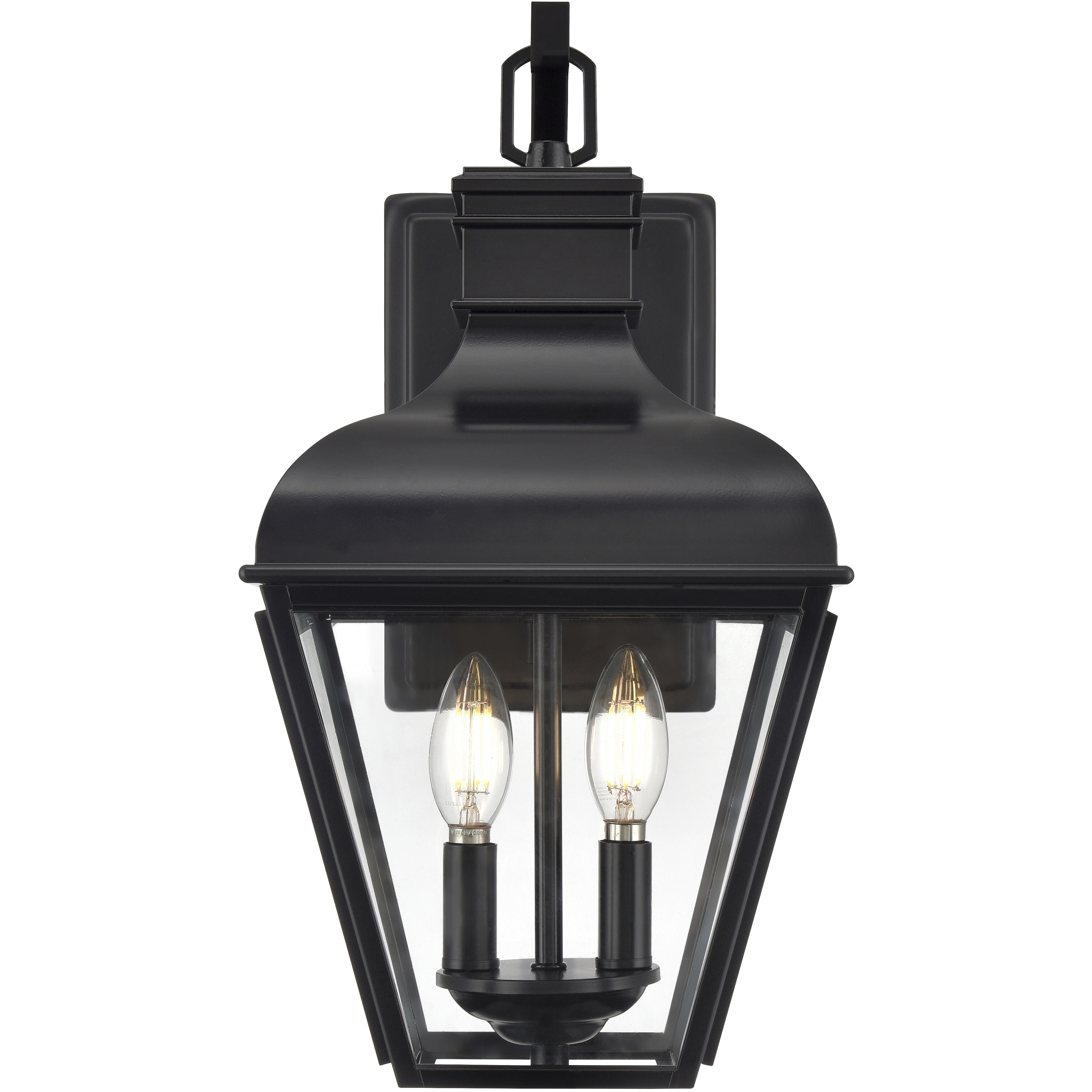 Edenton 2 Light 17.75 inch Matte Black Outdoor Wall Sconce