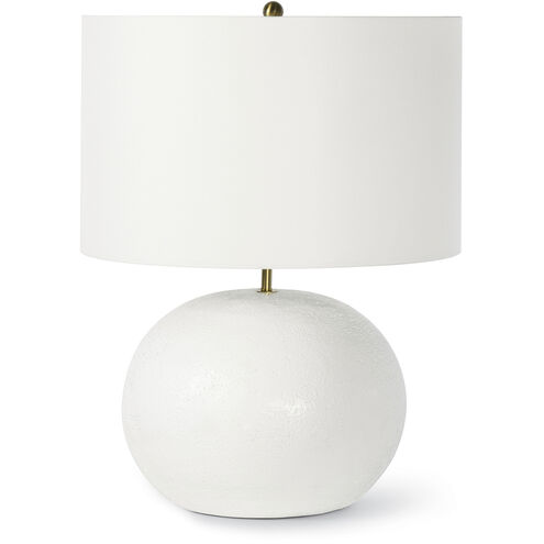 Blanche 24.5 inch 150.00 watt White Table Lamp Portable Light