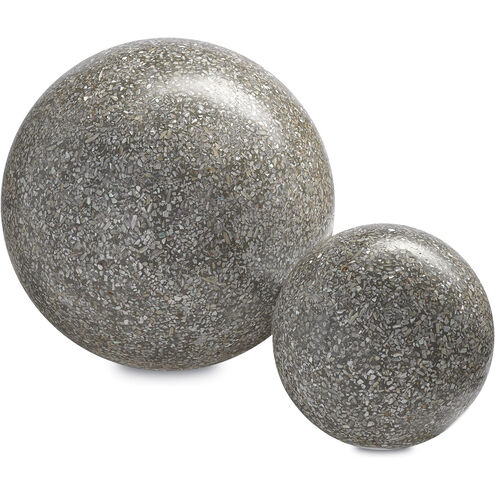Abalone Abalone Concrete Ball Decorative Accent, Small
