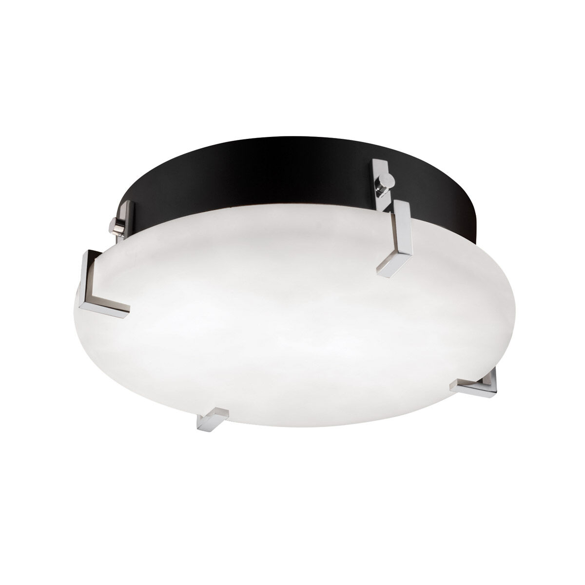 Clouds 2 Light 12.5 inch Brushed Nickel Flush Mount Ceiling Light in Incandescent
