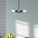 Copenhagen 3 Light 13 inch Black Mini Chandelier Ceiling Light