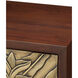 Jardin Walnut and Antique Brass Cabinet