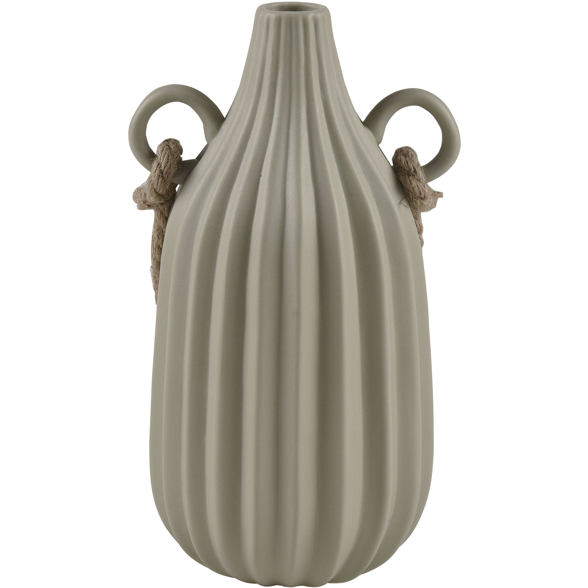 Harding 11.75 X 6.5 inch Vase in Matte Sage with Natural