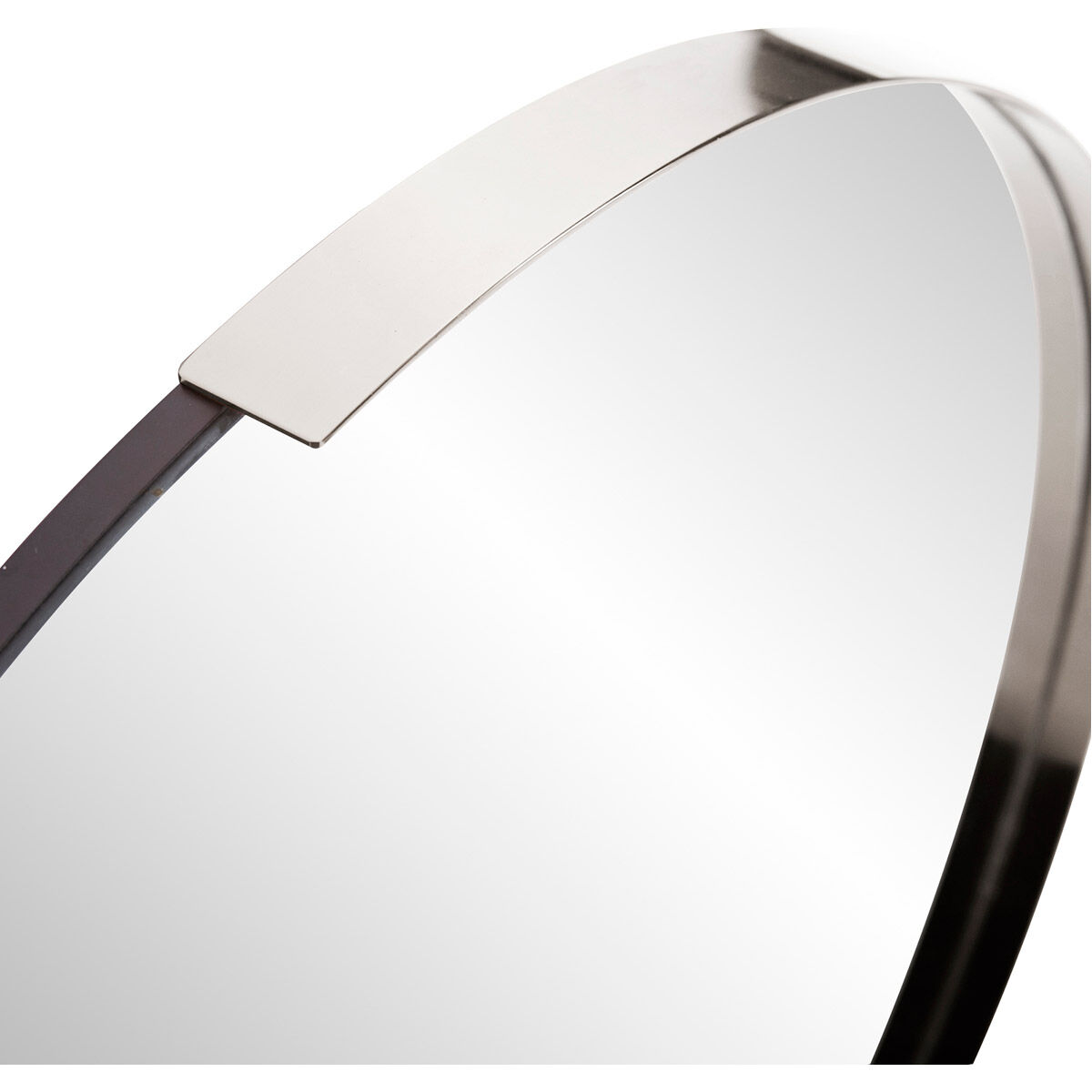 Dante 30 X 30 inch Polished Silver Wall Mirror