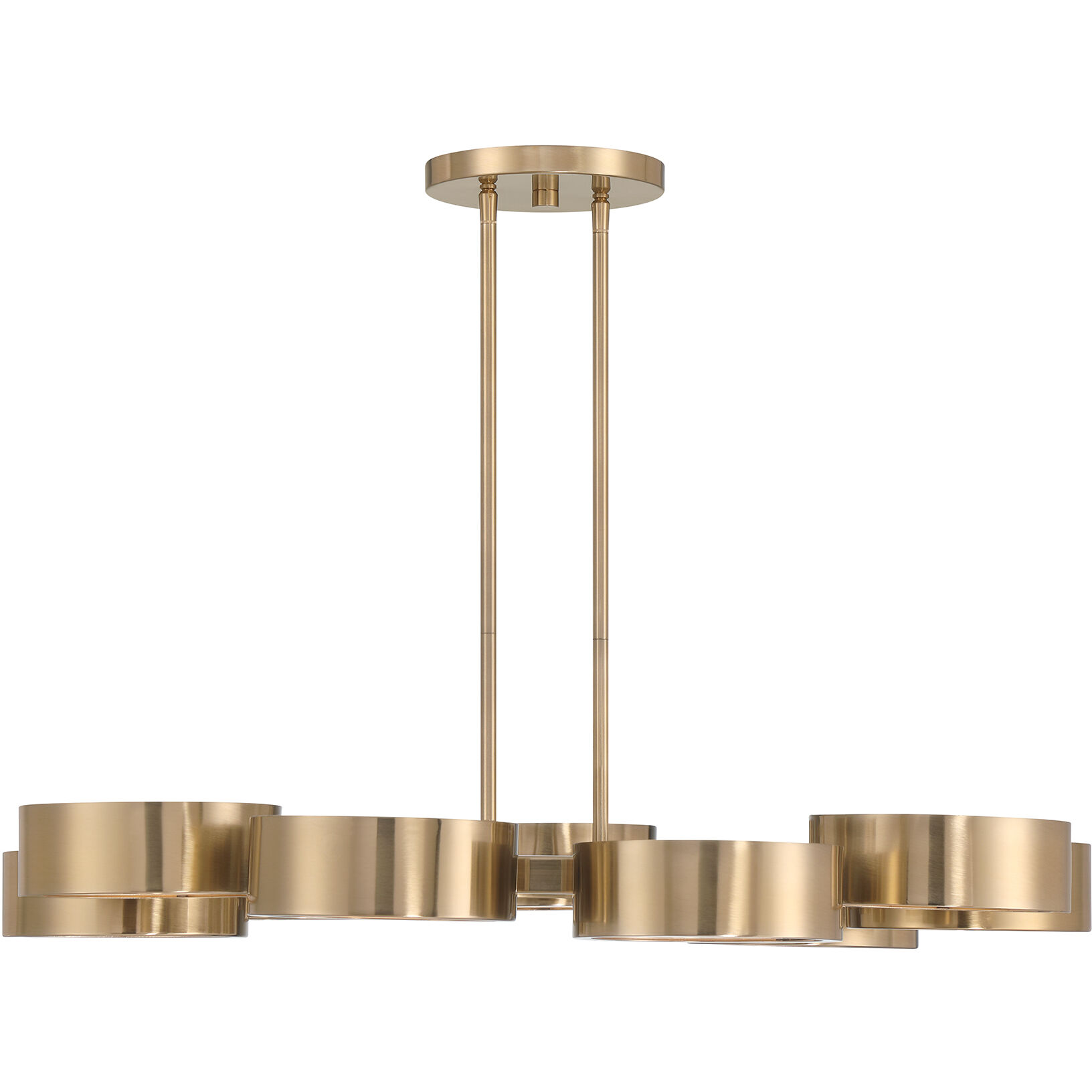 Talamanca LED 32 inch Noble Brass Chandelier Ceiling Light