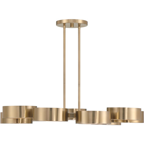 Talamanca LED 32 inch Noble Brass Chandelier Ceiling Light