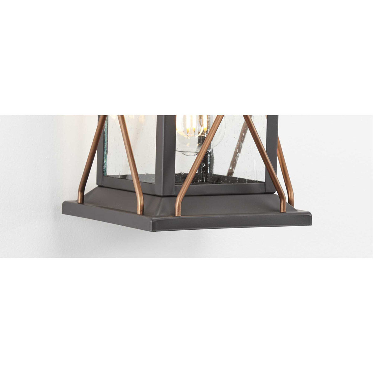 Barlowe 1 Light 13 inch Antique Bronze Outdoor Wall Lantern, Small