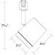 Ocularc 1 Light 120 White L Track Fixture Ceiling Light