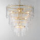 Warren 12 Light 30 inch Gold Leaf Multi-Light Pendant Ceiling Light