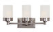 Fusion 3 Light 20 inch Brushed Nickel Vanity Bar Wall Light