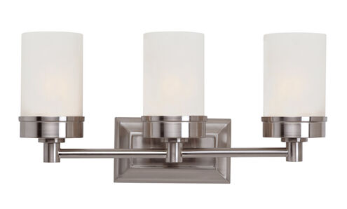 Fusion 3 Light 20 inch Brushed Nickel Vanity Bar Wall Light
