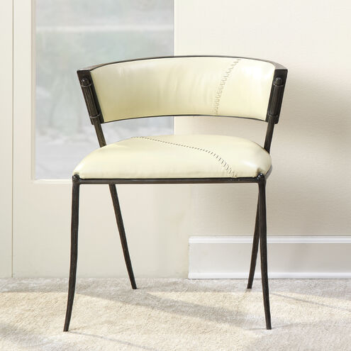 Nevado Off White and Black Chair