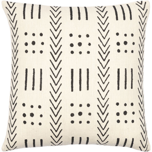 Malian 20 inch Cream Pillow Kit in 20 x 20, Square