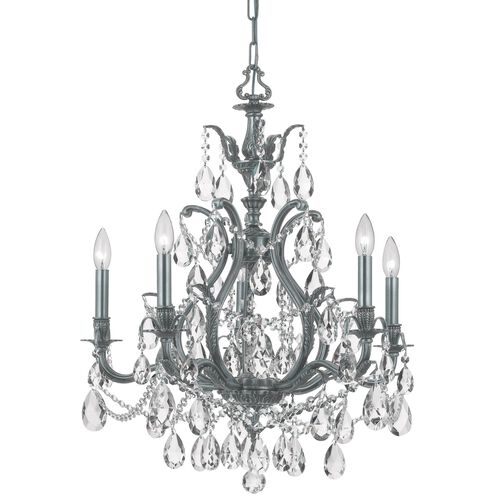 Dawson 5 Light 27 inch Pewter Chandelier Ceiling Light