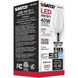 Lumos LED Candelabra Candelabra 4.00 watt 3000K LED Filament